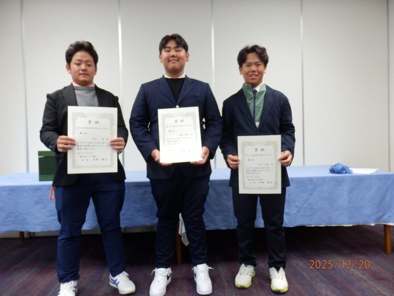 令和7年度第11回岡山県中学校ゴルフ大会開催